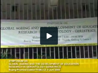 Global Ageing the Development of Education Research in Gerontology-Geriatrics 3 Juni 2009